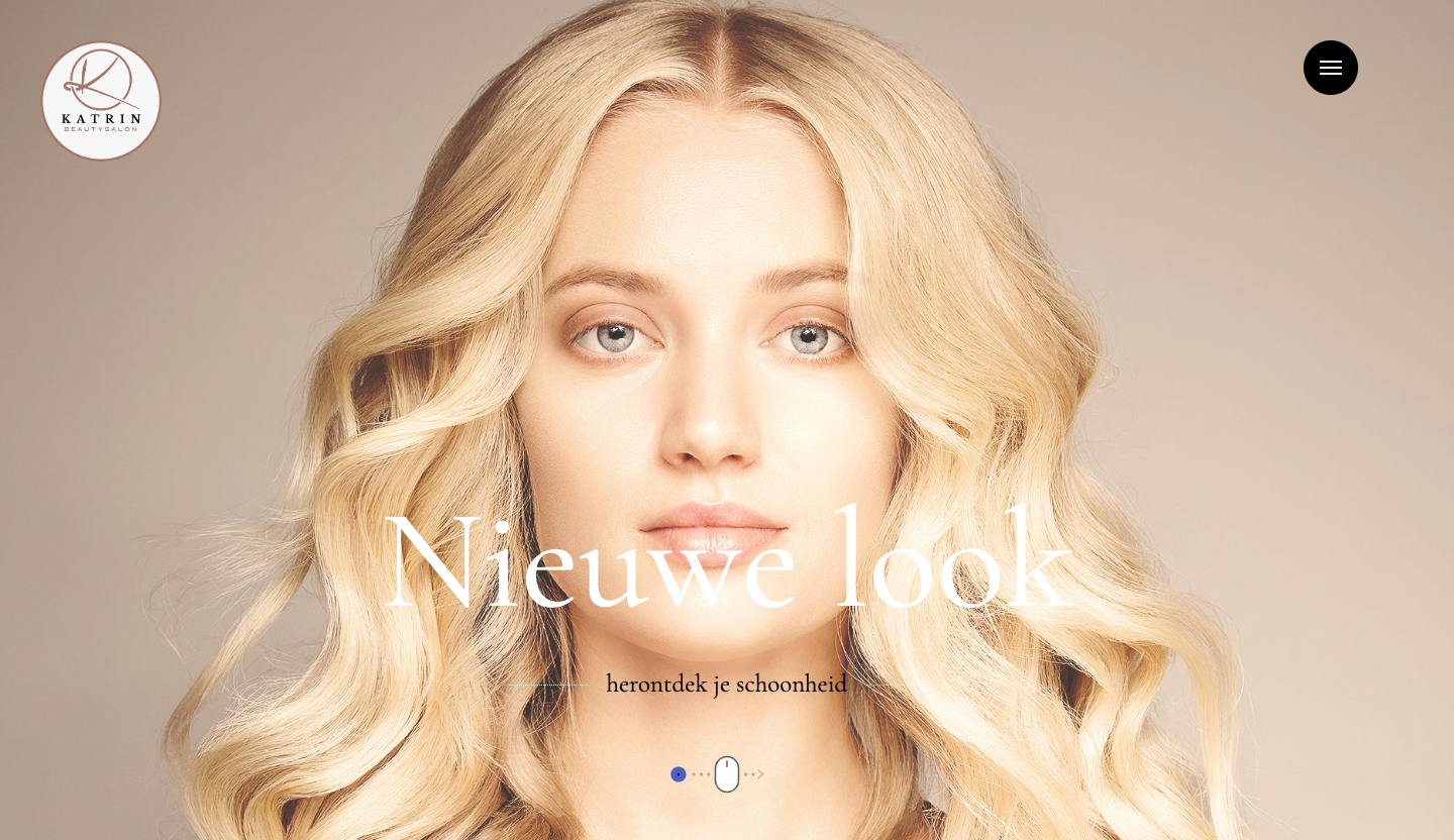 Website of Katrin Beauty Salon
