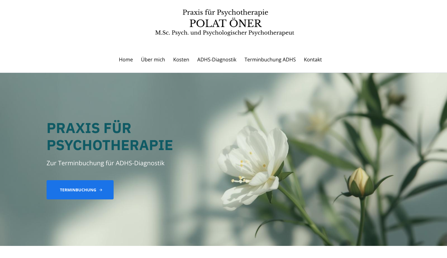 Website of Praxis Polat Öner